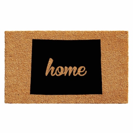 Calloway Mills Entrance Mat, Coir, Natural, Black 105471830